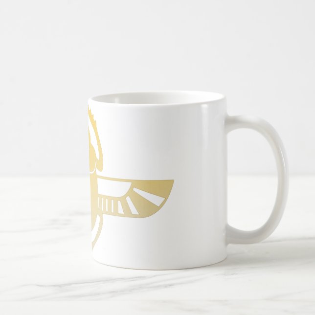 Egyptian scarab beetle. kaffeetasse (Rechts)