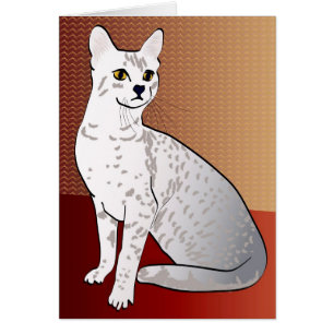 égyptien Mau Cat - arrière - plan en bronze