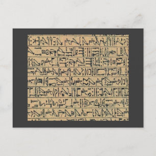 egyptische Pictographen Postkarte