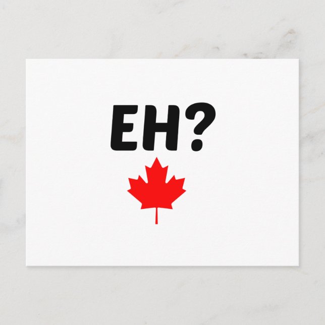 EH CANADA MAPPLE LEAF POSTKARTE (Vorderseite)