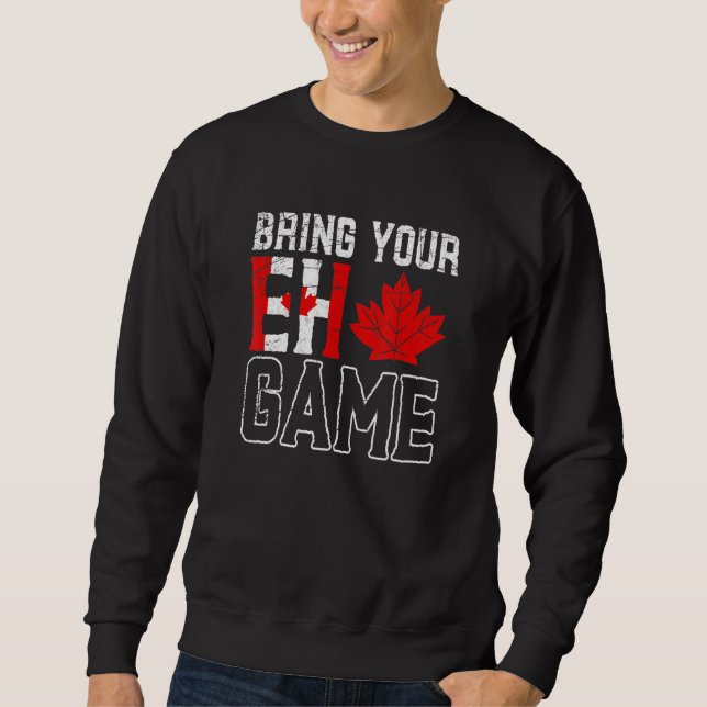 EH Game Maple Leaf Patriotic Kanada Sweatshirt (Vorderseite)