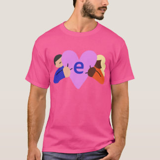EH Mitgefühl Logo T - Shirt Rosa