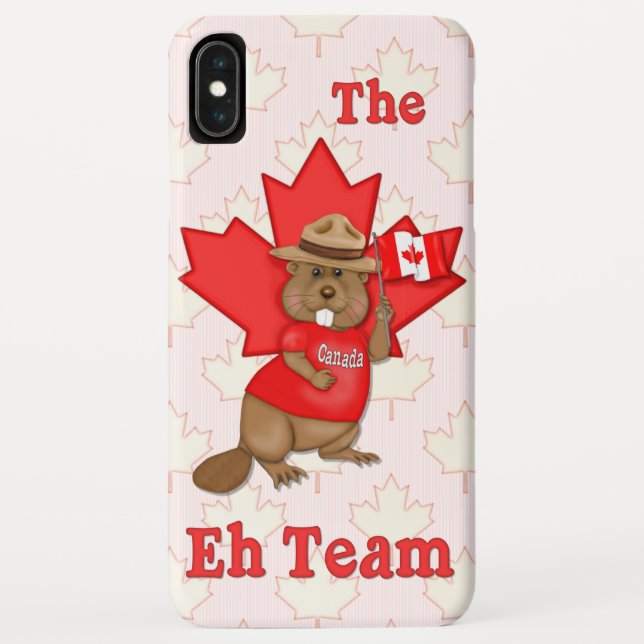 Eh Team Beaver Case-Mate iPhone Hülle (Rückseite)