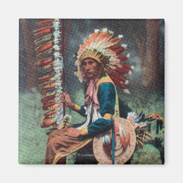 Ehankekle Chief Portrait Magnet (Vorne)