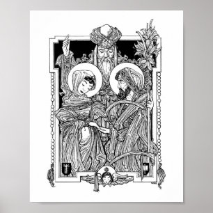 Ehe der gesegneten Jungfrau 8" x 10" Print Poster