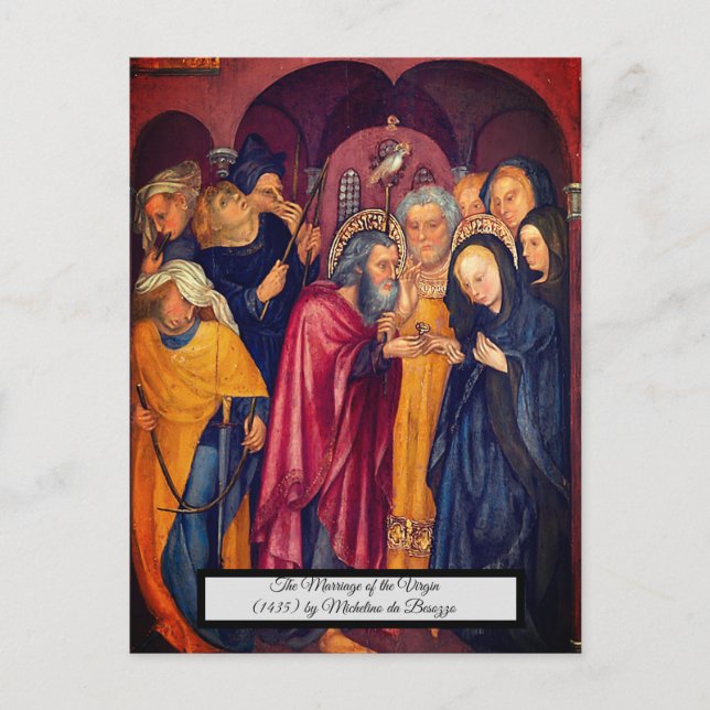 Ehe der Jungfrau Postkarte (Vorderseite)