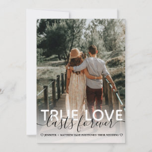 Ehe Hochzeit Typografie Foto Aufschub der wahren L Ankündigung