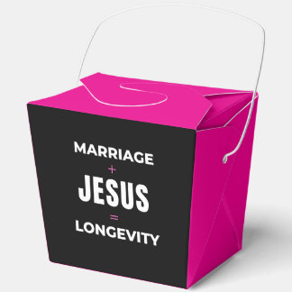 Ehe + Jesus = Langlebigkeit Geschenkschachtel