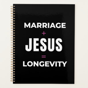 Ehe + Jesus = Langlebigkeit Planer