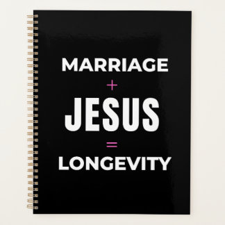 Ehe + Jesus = Langlebigkeit Planer