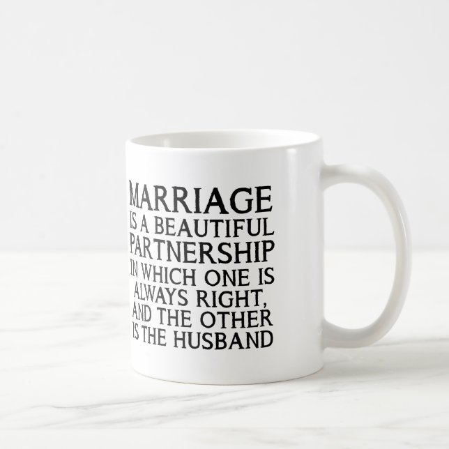 Ehe-Streit Lustiger Becher Kaffeetasse (Rechts)