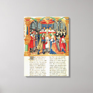 Ehe von Maria von Burgund und Maximilian I Leinwanddruck