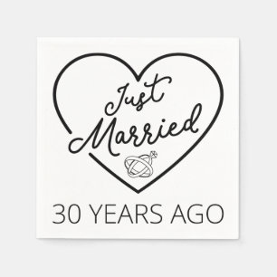Ehe vor 30 Jahren III Serviette
