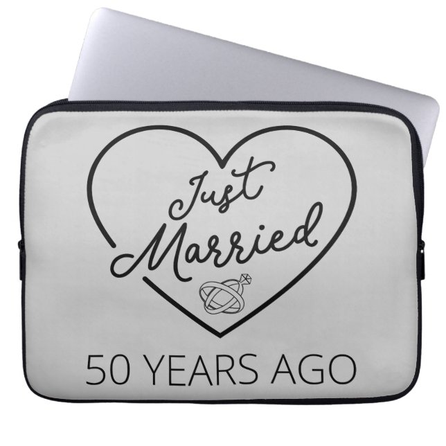 Ehe vor 50 Jahren III Laptopschutzhülle (Vorderseite)