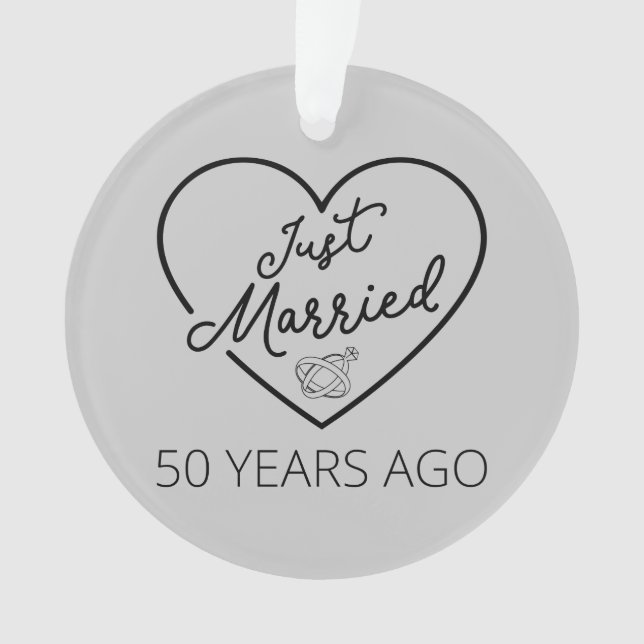 Ehe vor 50 Jahren III Ornament (Vorderseite)