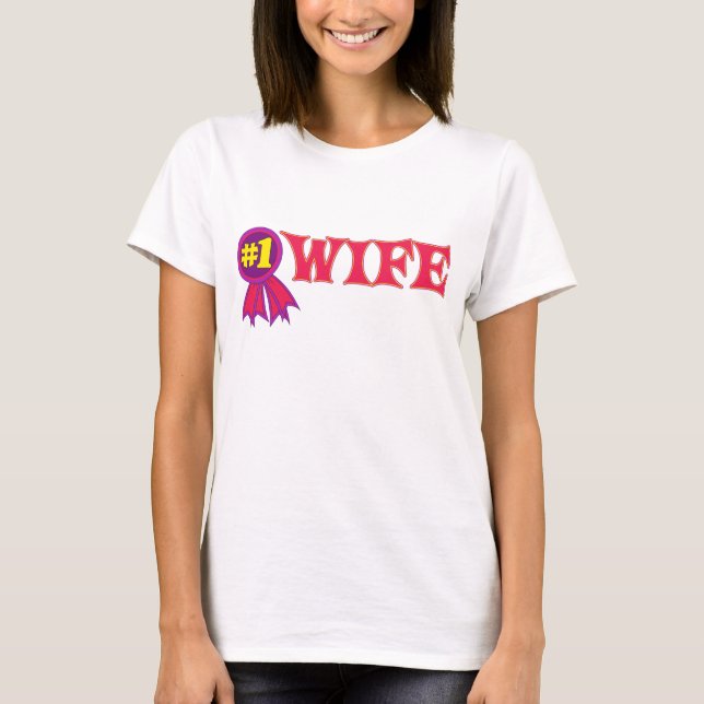 Ehefrau #1 T-Shirt (Vorderseite)