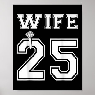 Ehefrau 2025 Ehemann Matching Engagement Party Hon Poster