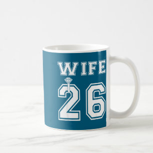 Ehefrau 2026 Ehemann passende Verlobungsfeier Kaffeetasse