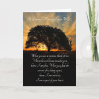 Ehefrau Beileid Verlust der Ehefrau Condolences Ca