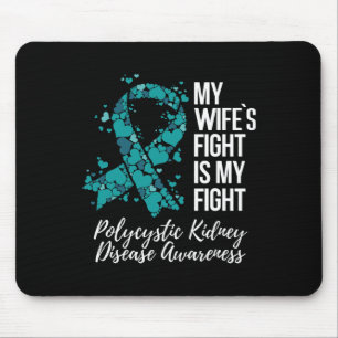 Ehefrau bekämpft polyzystische Nierenerkrankung Pk Mousepad