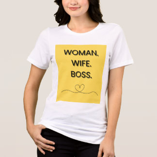 Ehefrau Boss T-Shirt #women t Shirt