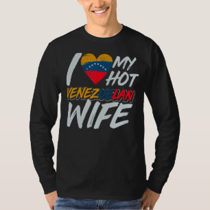 Ehefrau Caracas Pride Venezuelan Ehemann Venezuela T-Shirt