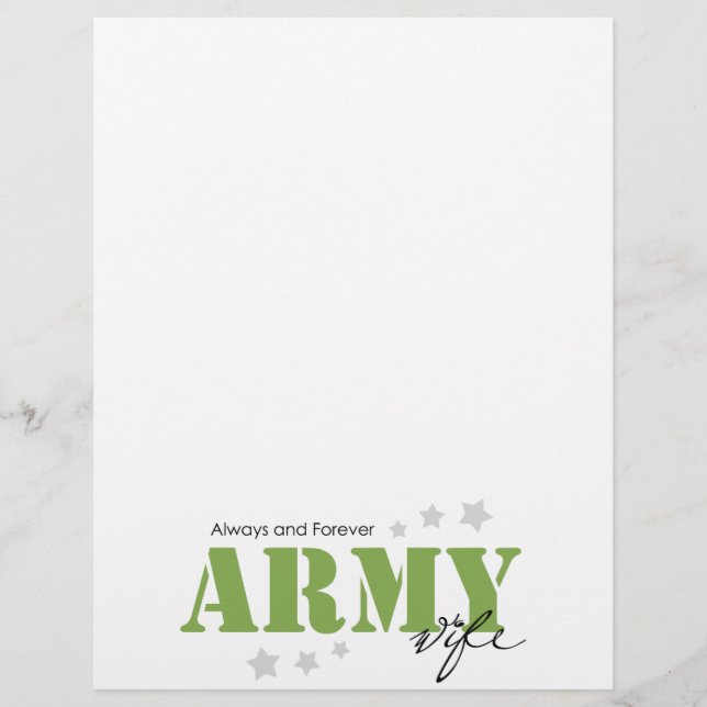 Ehefrau der Armee - immer und für immer (Vorderseite)