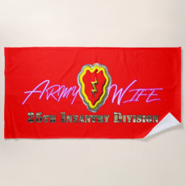 Ehefrau der Infanterie Strandtuch