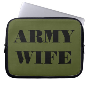 Ehefrau der Laptop Sleeve Army
