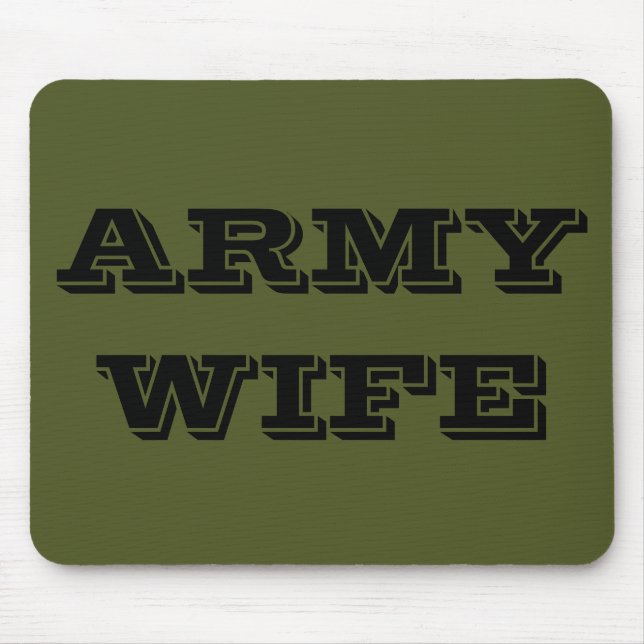 Ehefrau der Mousepad-Armee Mousepad (Vorne)