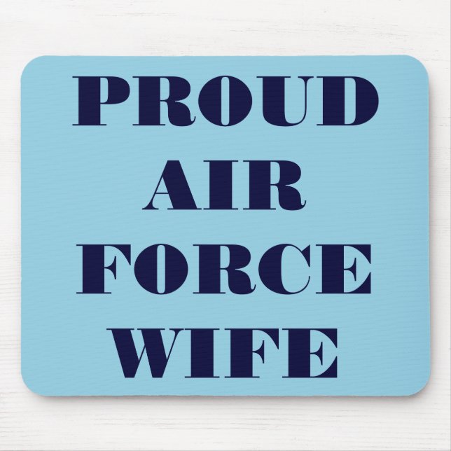 Ehefrau der Mousepad-Luftwaffe Mousepad (Vorne)