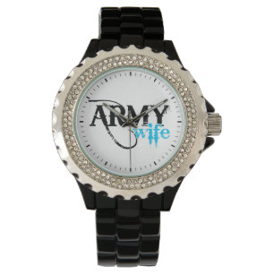 Ehefrau der Not leidenden Brieftruppe Armbanduhr