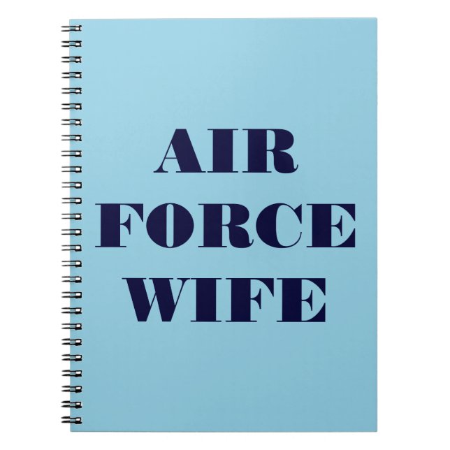 Ehefrau der Notebook-Luftwaffe Notizblock (Vorderseite)