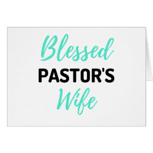 Ehefrau des gesegneten Pastors bl