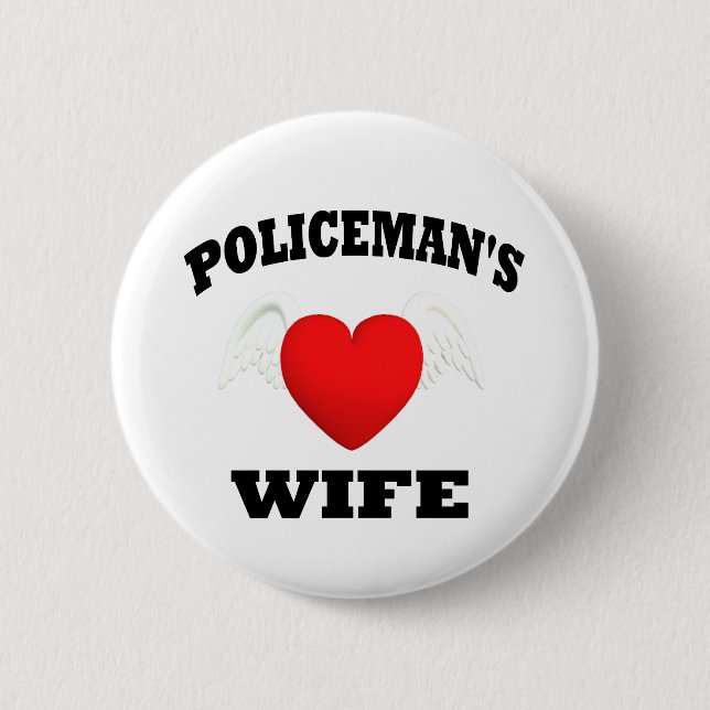 Ehefrau des Polizisten Button (Vorderseite)