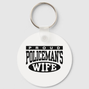 Ehefrau des Polizisten Schlüsselanhänger