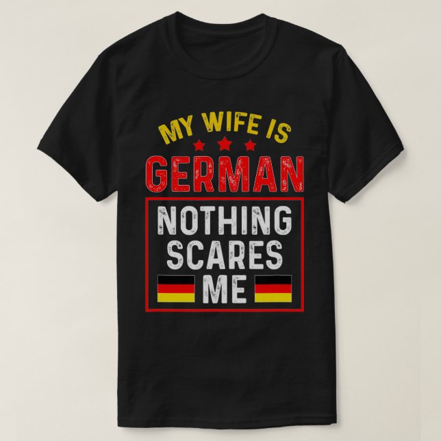 Ehefrau-Ehemann T-Shirt (Design vorne)