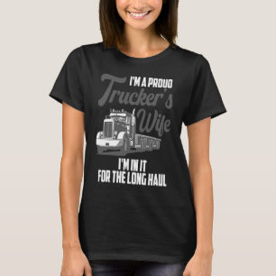 Ehefrau eines LKW-Fahrers Für Frauen Cool Stolz E T-Shirt