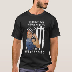 Ehefrau eines Meeres T-Shirt
