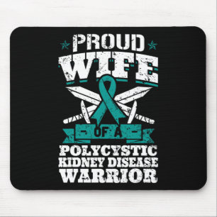 Ehefrau eines polyzystischen Nierenerkrankungskrie Mousepad