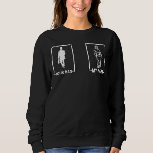 Ehefrau für Feuerwehrfrau Sweatshirt