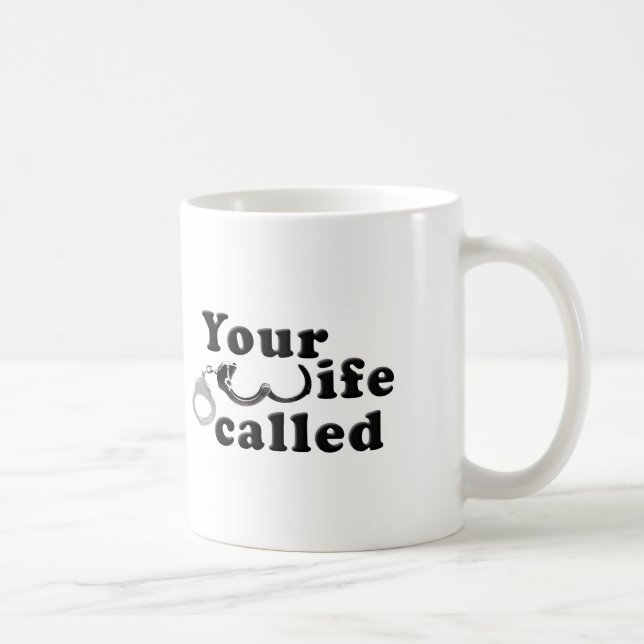 Ehefrau genannt Funny Mug Kaffeetasse (Rechts)