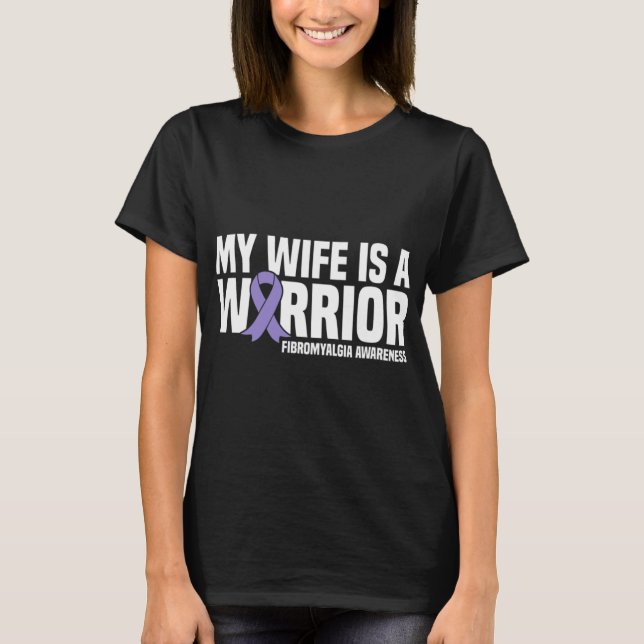 Ehefrau ist ein kriegerisches Bewusstsein für Fibr T-Shirt (Vorderseite)