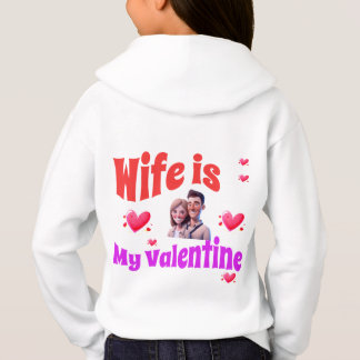 Ehefrau ist mein Valentinstag - Romantischer Valen Hoodie