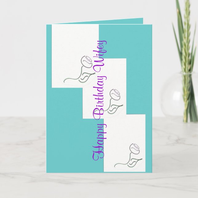 Ehefrau Karte (Vorderseite)