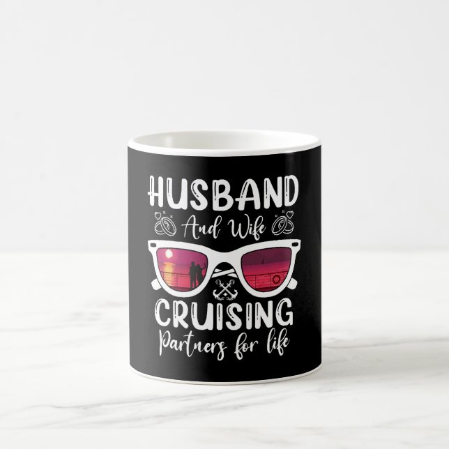 Ehefrau-Kreuzfahrtpartner für das Leben Kaffeetasse (Mittel)