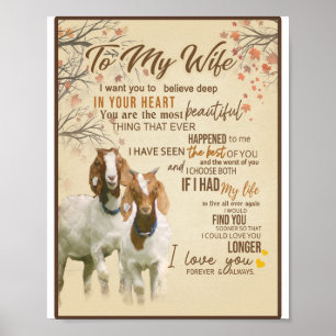 Ehefrau Lover  Zu meiner Ehefrau Liebe Sie immer u Poster