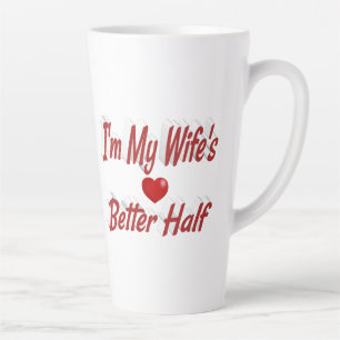 Ehefrau lustiger roter Text Milchtasse