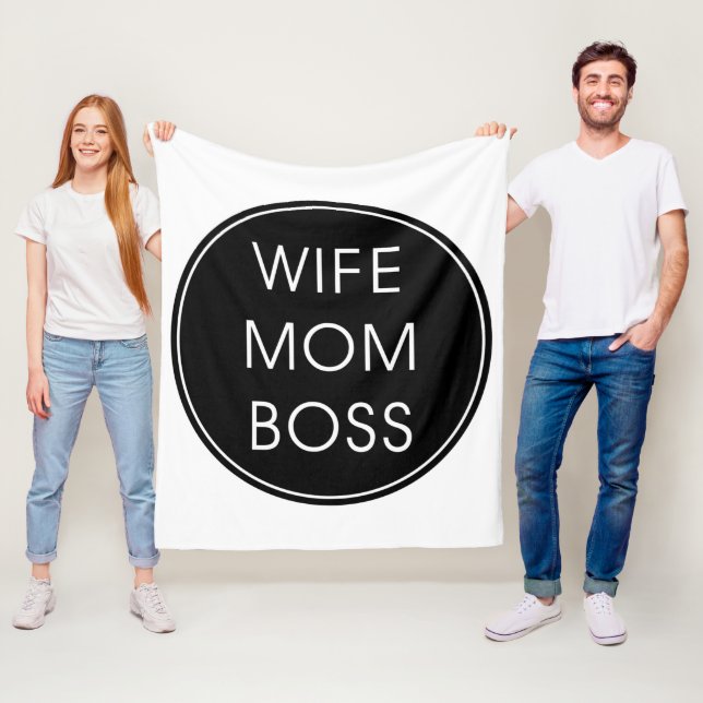 EHEFRAU MAMA BOSS FLEECEDECKE (Beispiel)