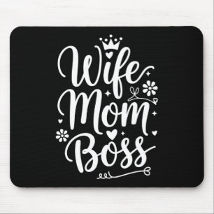 Ehefrau Mama Boss Niedliches Muttertagsgeschenk Mousepad